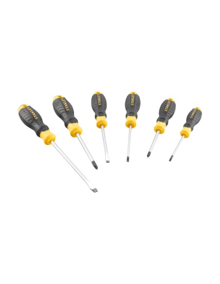 Juego de 6 destornilladores Cushion Grip: Plana y Phillips
