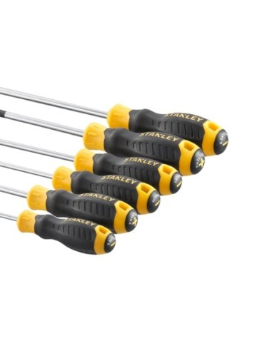 Juego de 6 destornilladores Cushion Grip: Plana y Phillips
