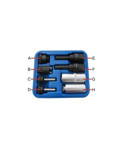 KIT PARA DESTORNILLAR INYECTORES 08pcs