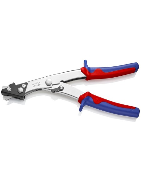 Cizalla para chapa con fundas multicomponentes Niquelado 280 mm KNIPEX 90 55 280 EAN