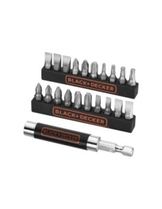 A7074-XJ - Juego en blister de 20 piezas para atornillar con Adaptador magnético