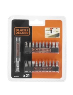 A7074-XJ - Juego en blister de 20 piezas para atornillar con Adaptador magnético 2