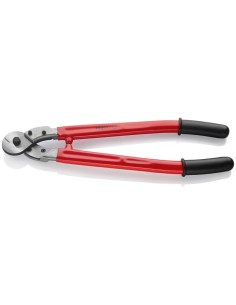 Cortacables para cable trenzado Aisladas por inmersión en plástico reforzado 600 mm KNIPEX 95 77 600
