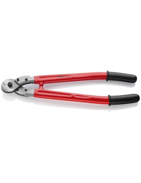 Cortacables para cable trenzado Aisladas por inmersión en plástico reforzado 600 mm KNIPEX 95 77 600