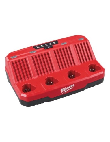 MILWAUKEE 4932430554 Cargador multipuerto M12 M12 C4