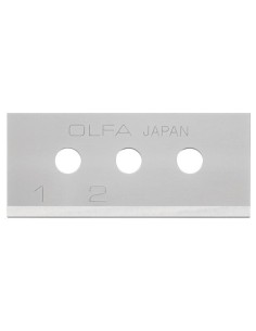 Cuchilla rectangular de 17,8x40 mm utilizable en 4 posiciones