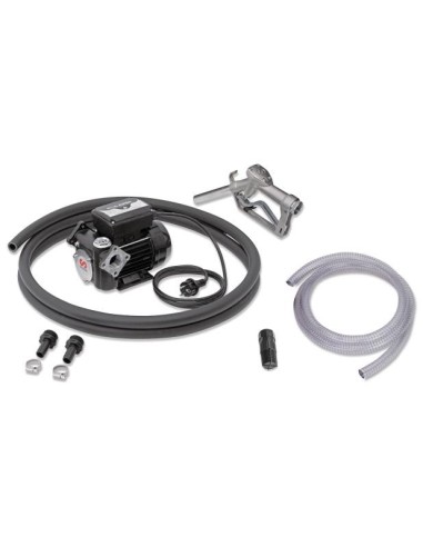 PAQUETE ESTACIONARIO DE BOMBA ELÉCTRICA SERIE POLARIS 230 V AC PARA DIÉSEL CON BOQUEREL Y PAQUETE ESTACIONARIO DE SUCCIÓN, 50 L