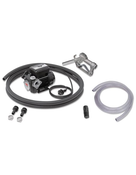 PAQUETE ESTACIONARIO DE BOMBA ELÉCTRICA SERIE POLARIS 230 V AC PARA DIÉSEL CON BOQUEREL Y PAQUETE ESTACIONARIO DE SUCCIÓN, 50 L