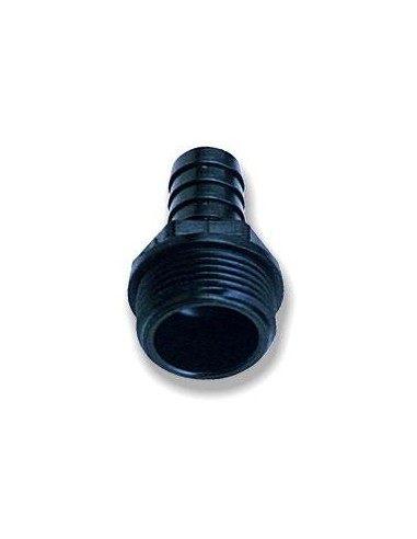 ADAPTADOR HIDRÁULICO DE POLIPROPILENO PARA CONEXIÓN, ESPIGA Ø 19 mm - 1 BSP (M)