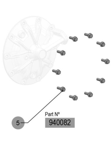 TORNILLO HEX. M8x25 DIN-6921