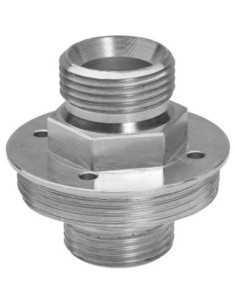 ADAPTADOR ESPECIAL PARA BOMBA, BIDÓN Y KIT DE SUCCIÓN, 2 x 1 BSP (M) / 2 BSP (M)