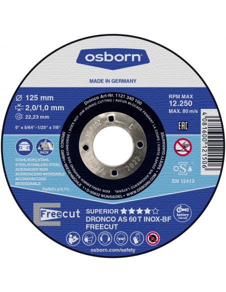 Disco de corte AS 46/AS 60 T INOX FreeCut Special (corte libre)
