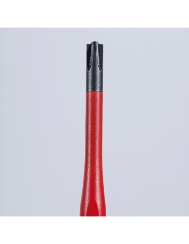 Destornillador (Slim) PlusMinus Phillips mango aislante en dos componentes, según norma VDE bruñido 187 mm KNIPEX 98 24 01 SLS