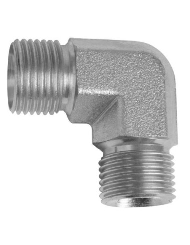 ADAPTADOR HIDRÁULICO, CODO 90°, 1/2 BSP (MM)