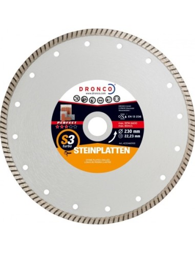 Disco de diamante Perfect S3 Turbo - Placas de piedra (Antes TURBOF)