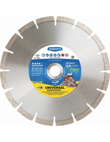 Disco de diamante Superior U4 Protect - Universal obra