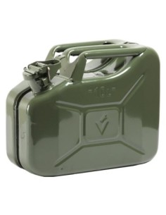 PETACA METÁLICA PARA COMBUSTIBLE HOMOLOGADA JERRYCAN, 10 L