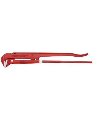 Llave para tubos 90° recubierto de pintura pulverizada, rojo 650 mm KNIPEX 83 10 030