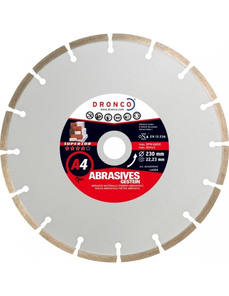 Disco de diamante Superior A4 - Materiales abrasivos (Antes LT76)