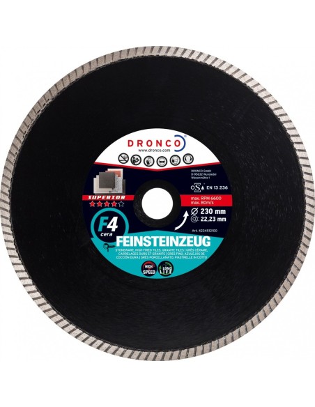 Disco de diamante Superior F4 Cera - Gres (Antes GRFX)