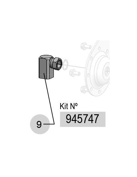 945747, CODO DE ACOMETIDA RM12-CL (50435X)