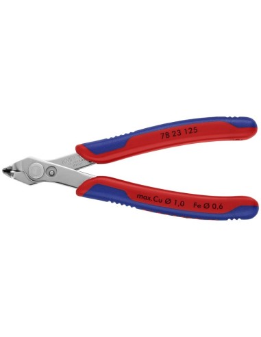 Electronic Super Knips con fundas multicomponentes 125 mm (cartulina autoservicio/blíster) KNIPEX 78 23 125 SB