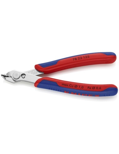 Electronic Super Knips con fundas multicomponentes 125 mm (cartulina autoservicio/blíster) KNIPEX 78 23 125 SB