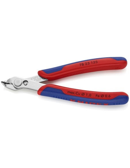 Electronic Super Knips con fundas multicomponentes 125 mm (cartulina autoservicio/blíster) KNIPEX 78 23 125 SB