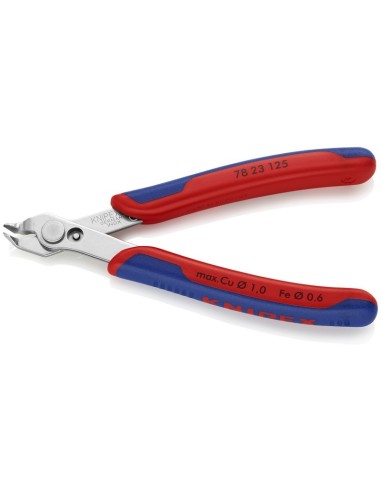 Electronic Super Knips con fundas multicomponentes 125 mm (cartulina autoservicio/blíster) KNIPEX 78 23 125 SB