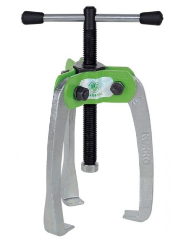 Extractor de rodamientos autocentrante de 3 patas a manivela