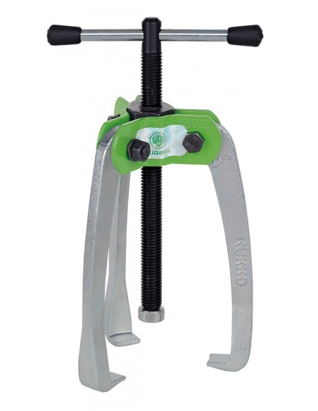 Extractor de rodamientos autocentrante de 3 patas a manivela