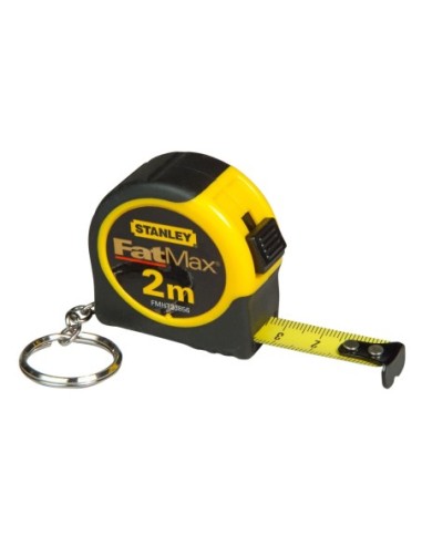 Flexómetro 2m x 13mm mini flexómetro con llavero en contenedor de plástico