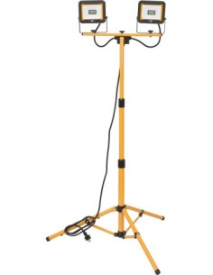 Foco LED portátil JARO doble con trípode, protección IP65 y cable H07RN-F 3G1,0 2