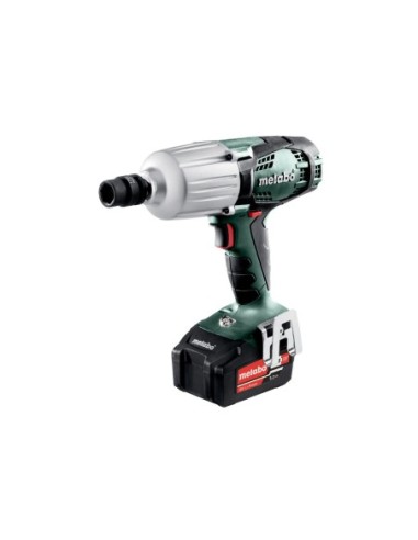 METABO 602198650 Atornillador de impacto + 2 baterías de 18V de litio + Cargador ASC 55 + maletín METABO 602198650 SSW 18 LTX 6