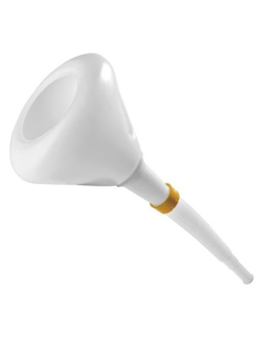 EMBUDO INDUSTRIAL CON FILTRO Y BOQUILLA FLEXIBLE, 2 L