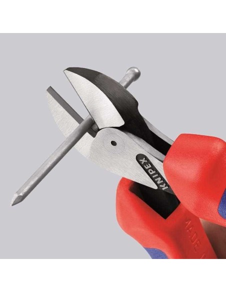 X-Cut Alicate de corte diagonal compacto con fundas multicomponentes, con anilla de fijación integrada para colocar un disposi