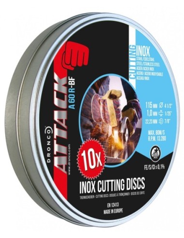 Pack de discos de corte A 60 R ATTACK (Pack de 10 uds.)