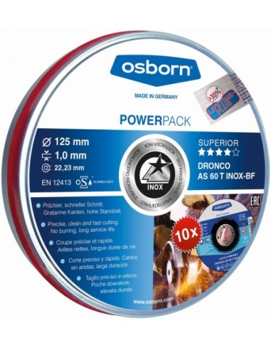 Pack de discos de corte AS 60 T INOX Special Express LIFETIME PLUS