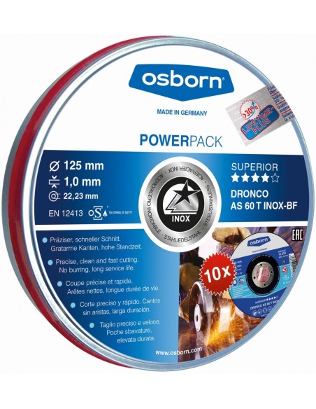 Pack de discos de corte AS 60 T INOX Special Express LIFETIME PLUS