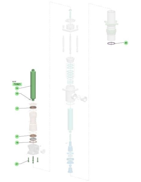 KIT VÁSTAGO PM2-1,1 INOX