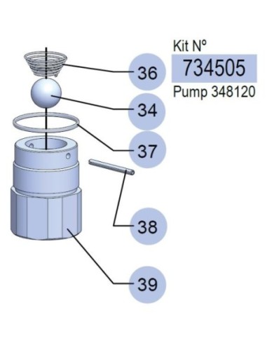 KIT VÁLVULA DE PIE PM4-5,1/L