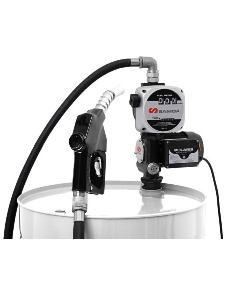 PAQUETE ESTACIONARIO DE BOMBA ELÉCTRICA SERIE POLARIS 230 V AC PARA DIÉSEL CON BOQUEREL AUTOMÁTICO Y CONTADOR, 70 L/MIN