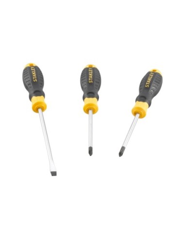 Juego de 3 destornilladores Cushion Grip: Plana, Phillips y Pozidriv