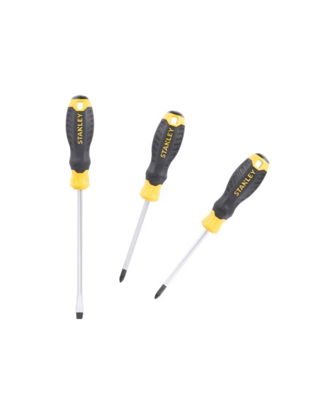 Juego de 3 destornilladores Cushion Grip: Plana, Phillips y Pozidriv