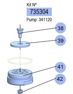 KIT VÁLVULA DE PIE PM4-3,1/L