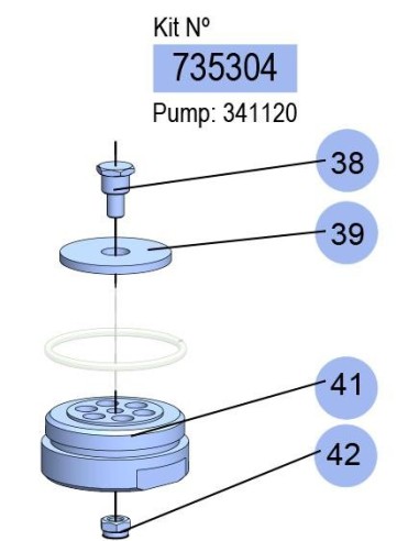KIT VÁLVULA DE PIE PM4-3,1/L