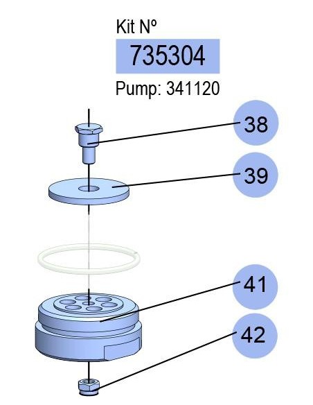 KIT VÁLVULA DE PIE PM4-3,1/L
