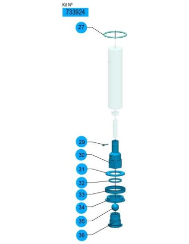KIT VÁLVULA SUPERIOR PM2-1,1 INOX
