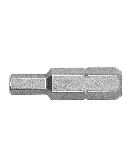 Puntas hexagonales de 25 mm en blister perforado
