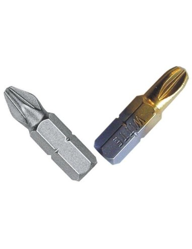 Puntas Pozidriv de 25 mm en blister perforado